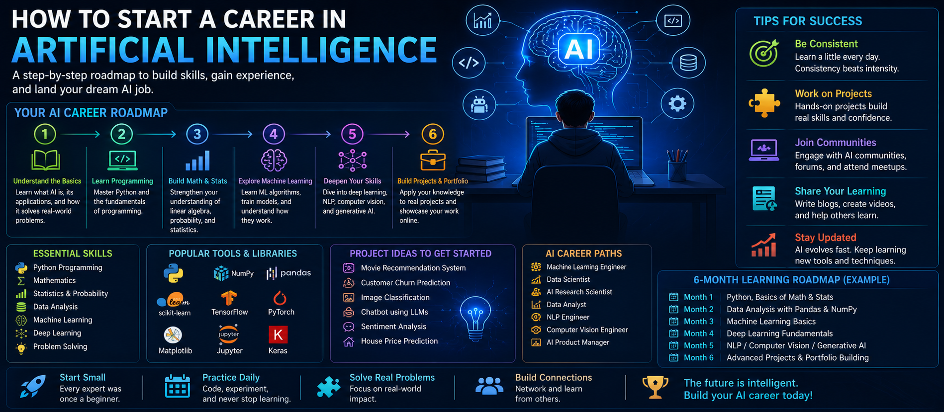 How to Start a Career in Artificial Intelligence: A Beginner’s Roadmap for 2026