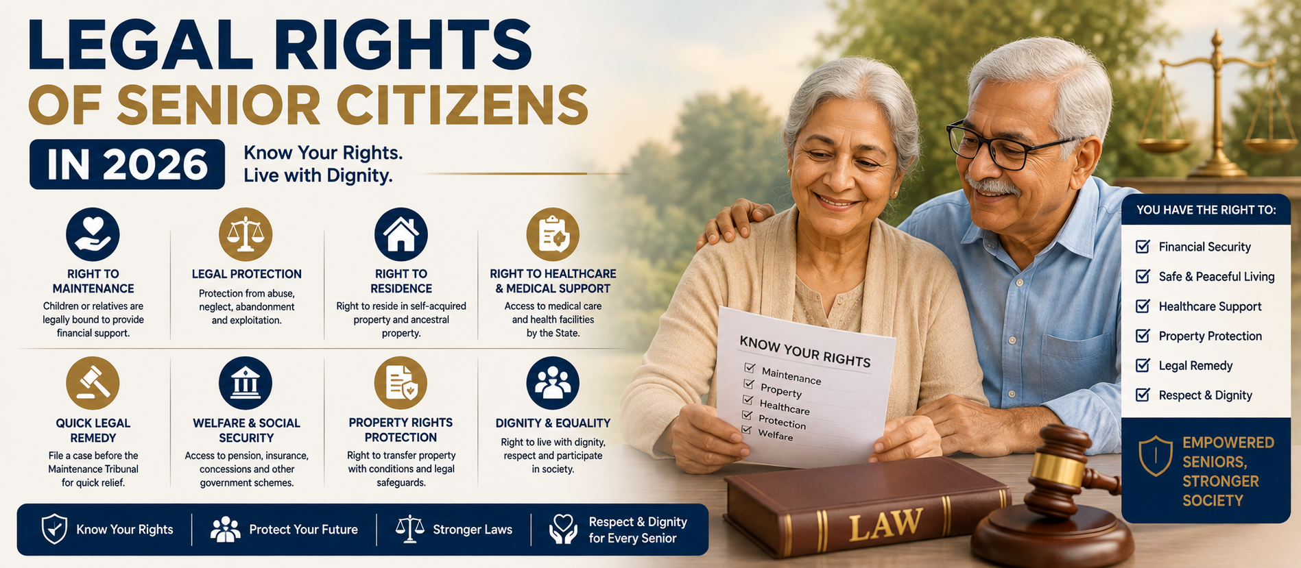 Legal Rights of Senior Citizens in 2026: A Complete Guide to Protection, Maintenance and Welfare in India