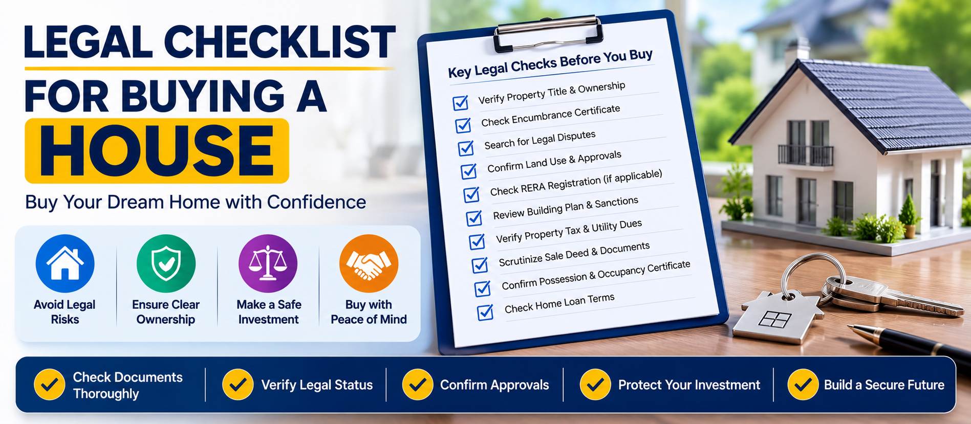 Legal Checklist for Buying a House in India: A Complete Homebuyer Guide