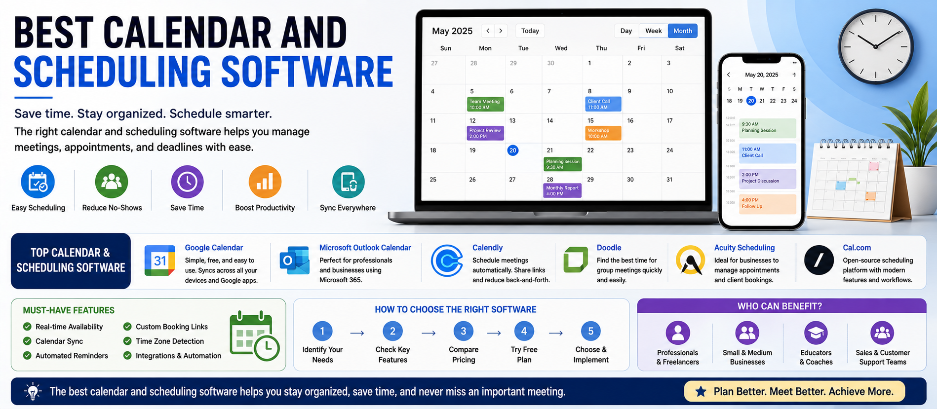 Best Calendar and Scheduling Software: A Complete Guide for Individuals, Teams, and Businesses