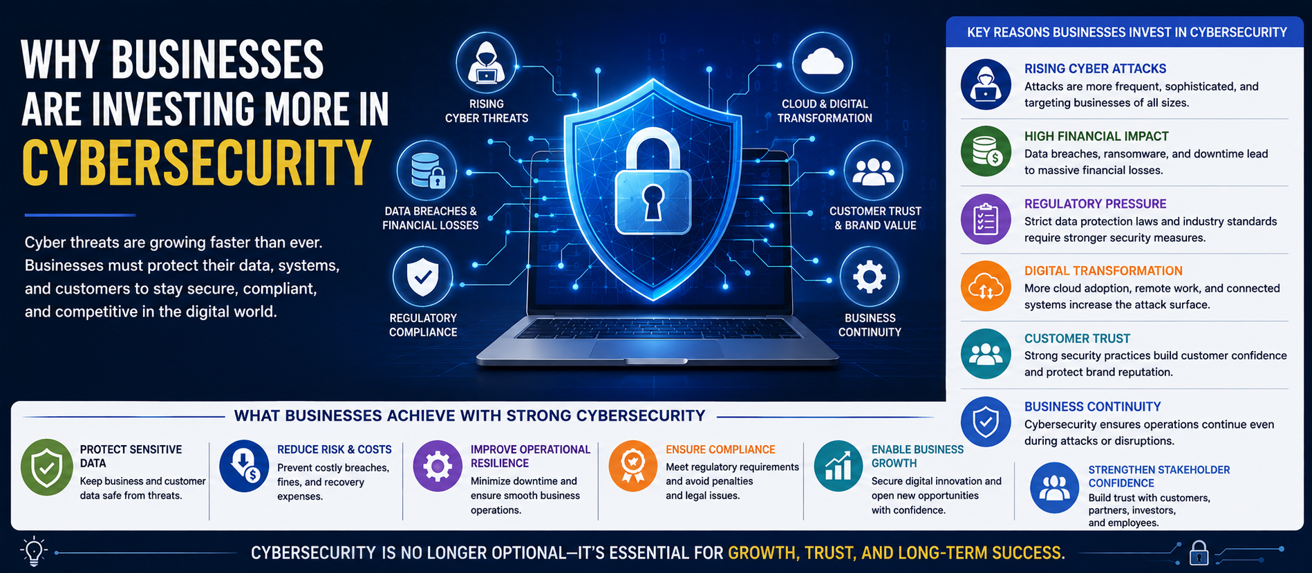 Why Businesses Are Investing More in Cybersecurity