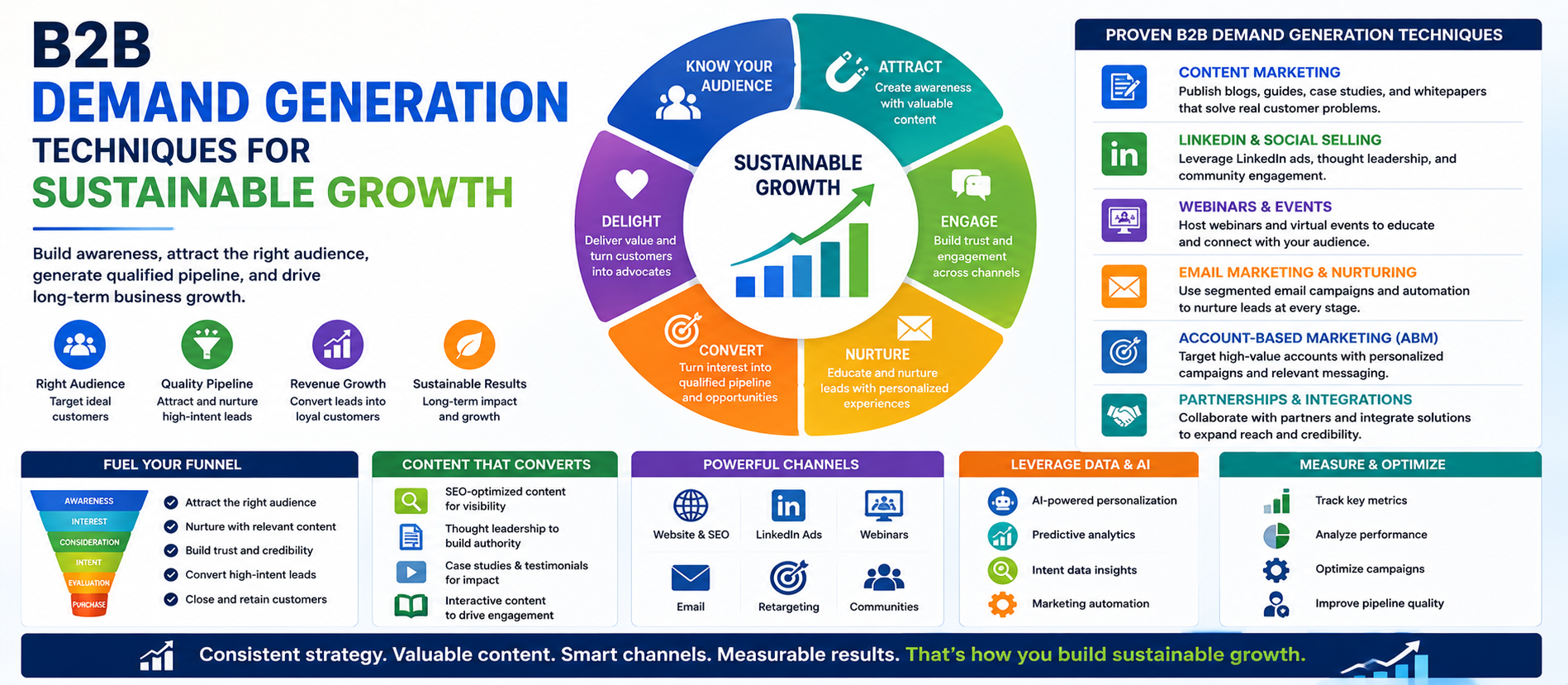 B2B Demand Generation Techniques for Sustainable Growth