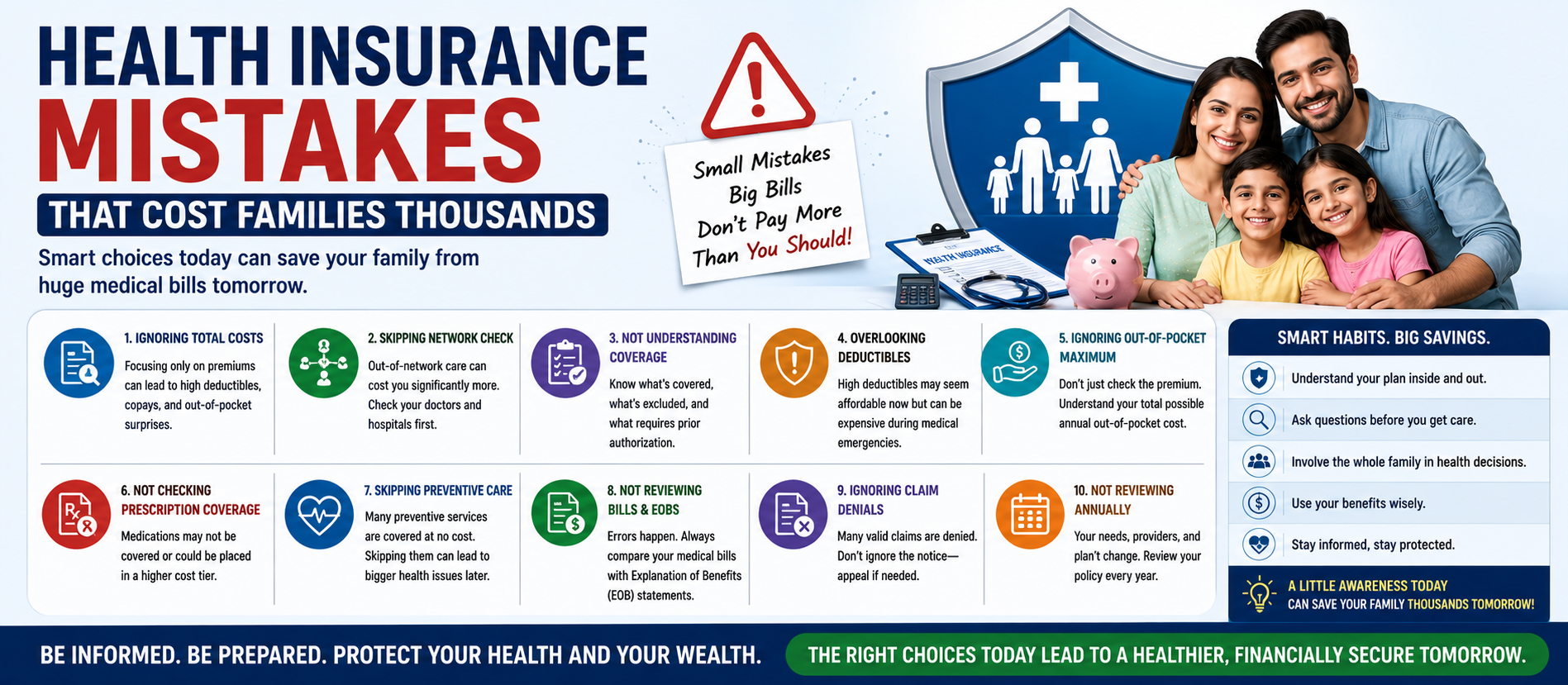 Health Insurance Mistakes That Cost Families Thousands