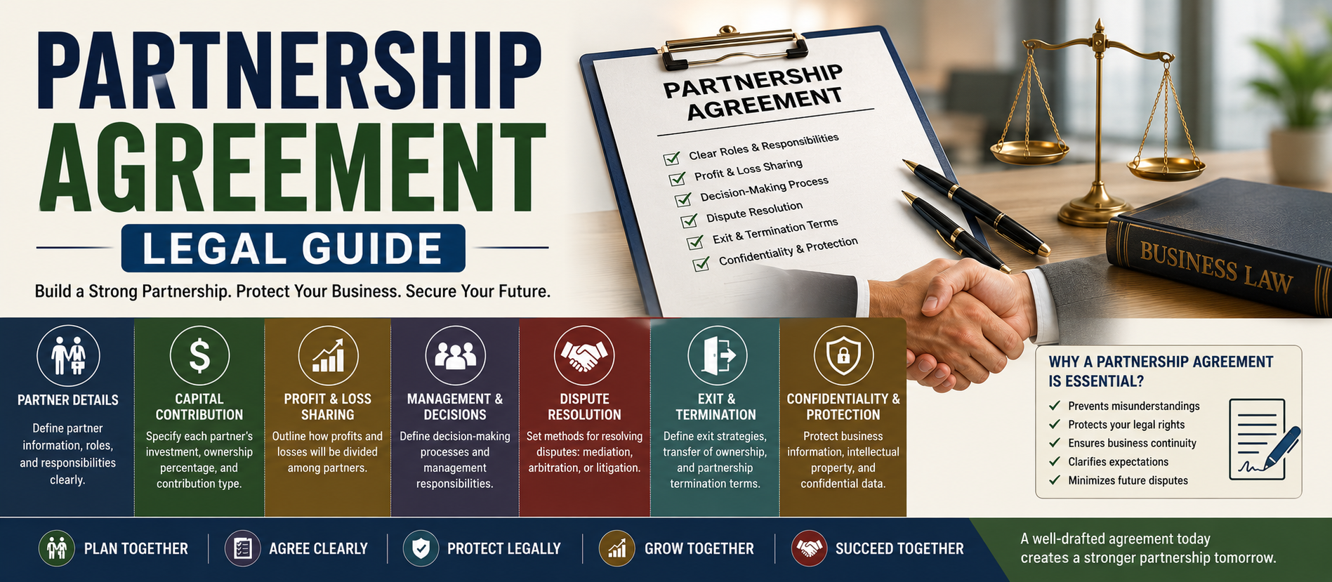 Partnership Agreement Legal Guide: Essential Terms Every Business Partner Should Know