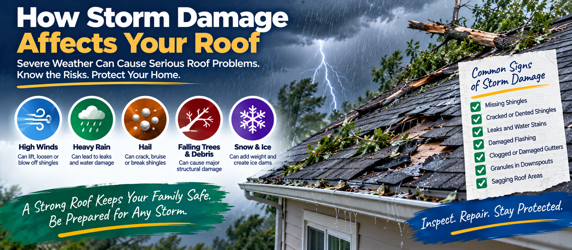How Storm Damage Affects Your Roof