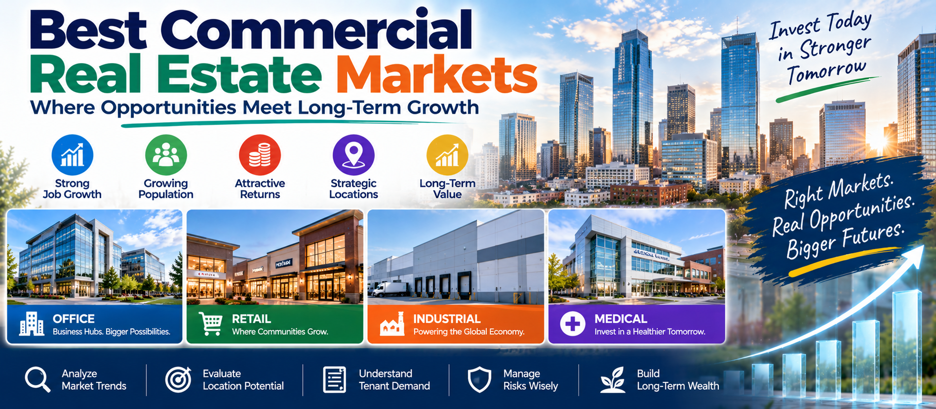 Best Commercial Real Estate Markets: How to Find Strong Investment Opportunities