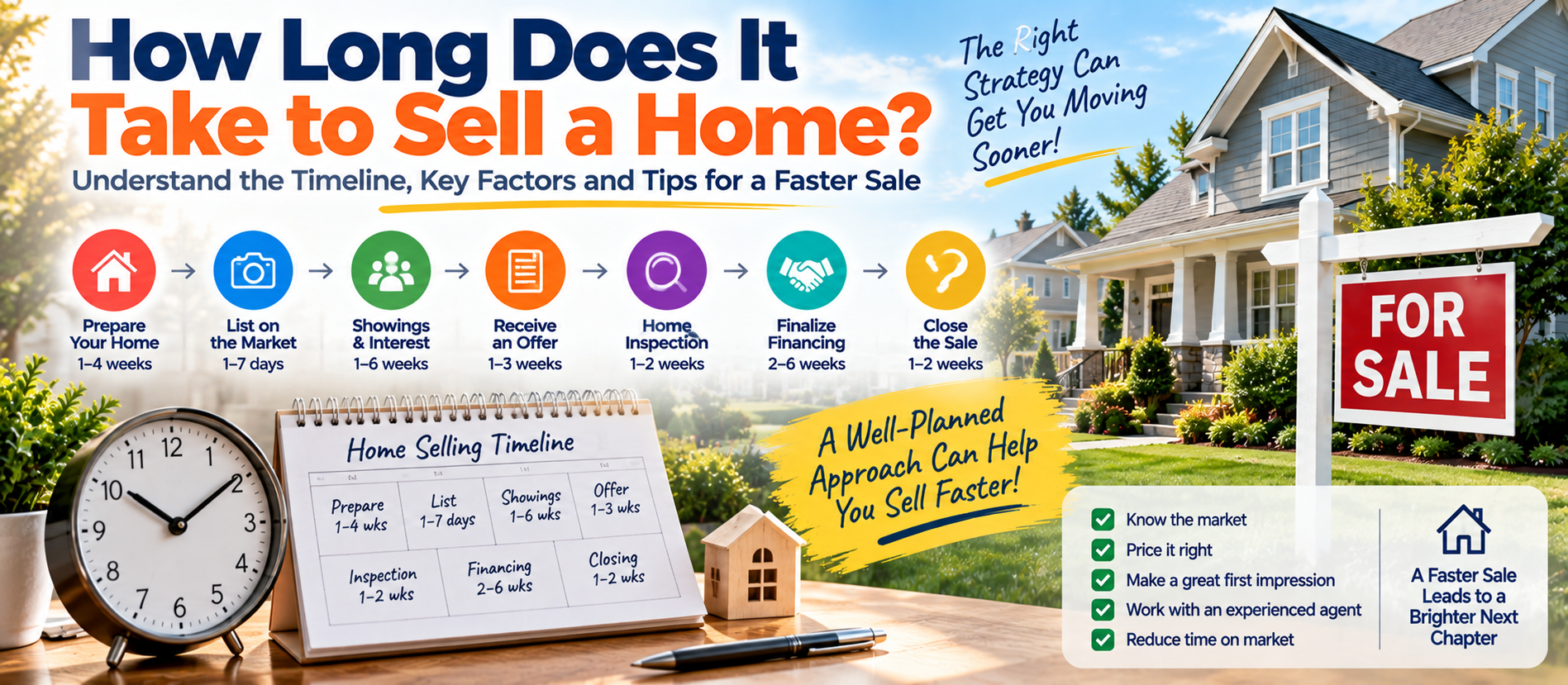 How Long Does It Take to Sell a Home? A Complete Guide for Home Sellers