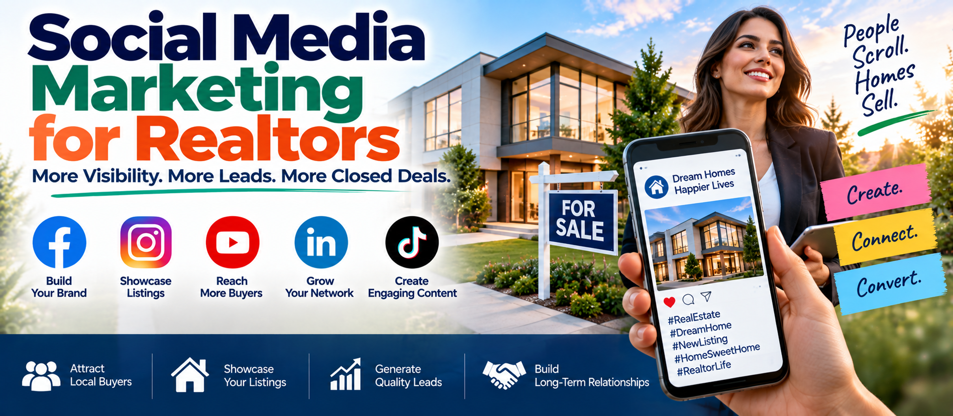 Social Media Marketing for Realtors: A Complete Guide to Building Trust and Generating Real Estate Leads