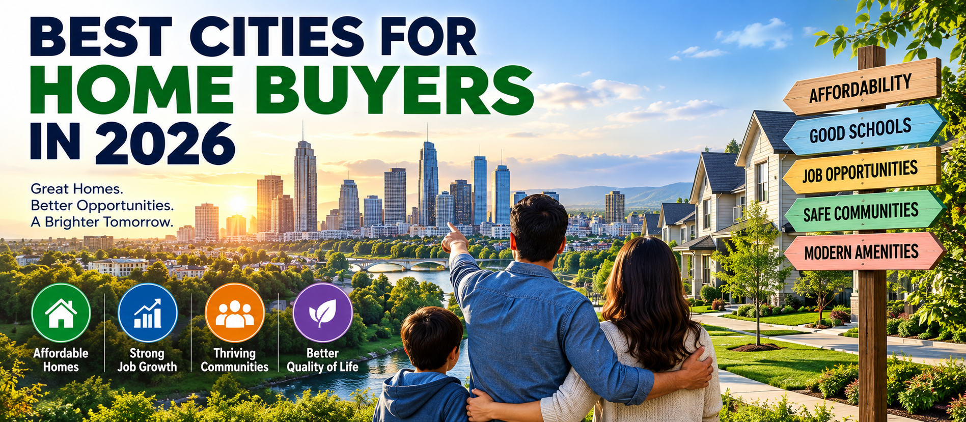 Best Cities for Home Buyers in 2026