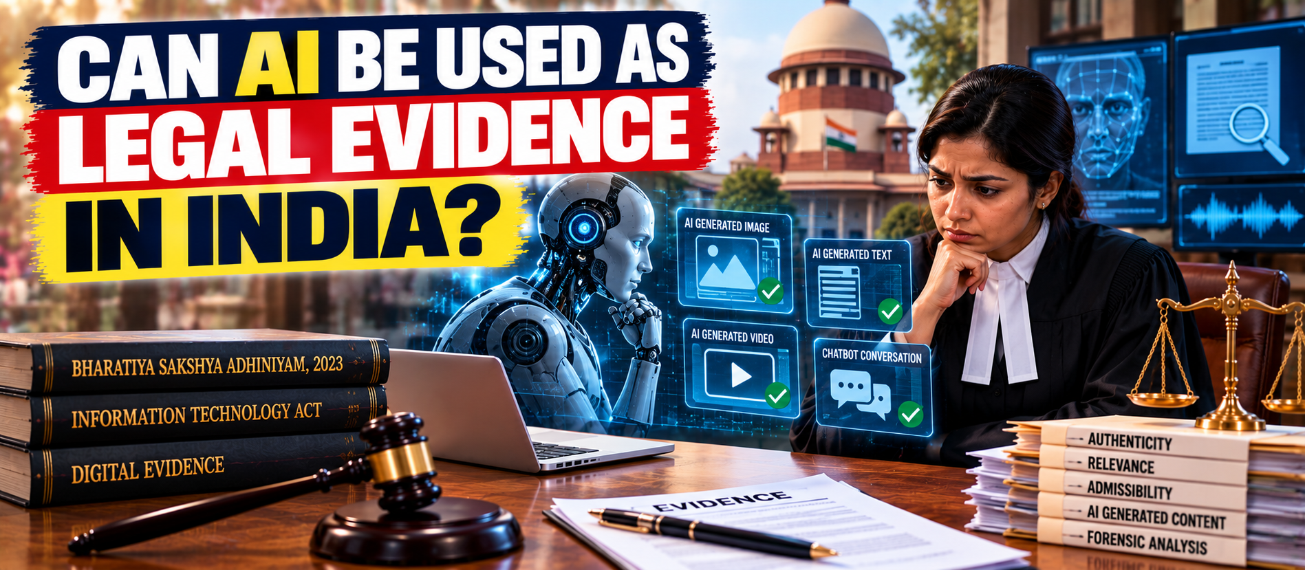 Can AI Be Used as Legal Evidence in India?