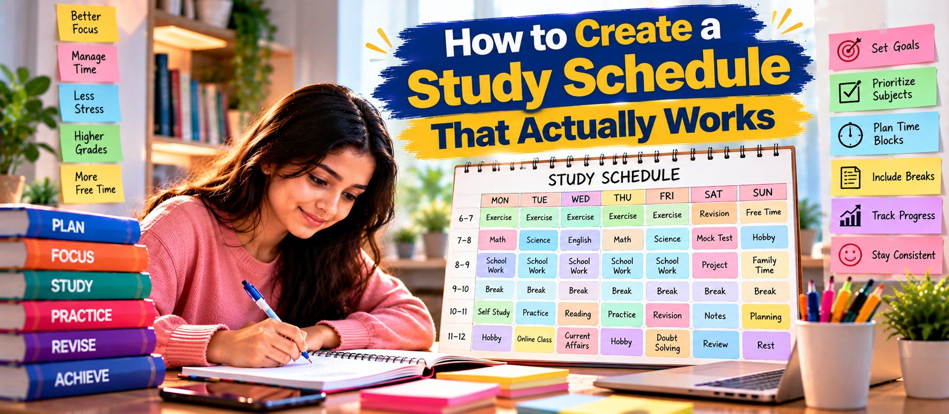 How to Create a Study Schedule That Actually Works
