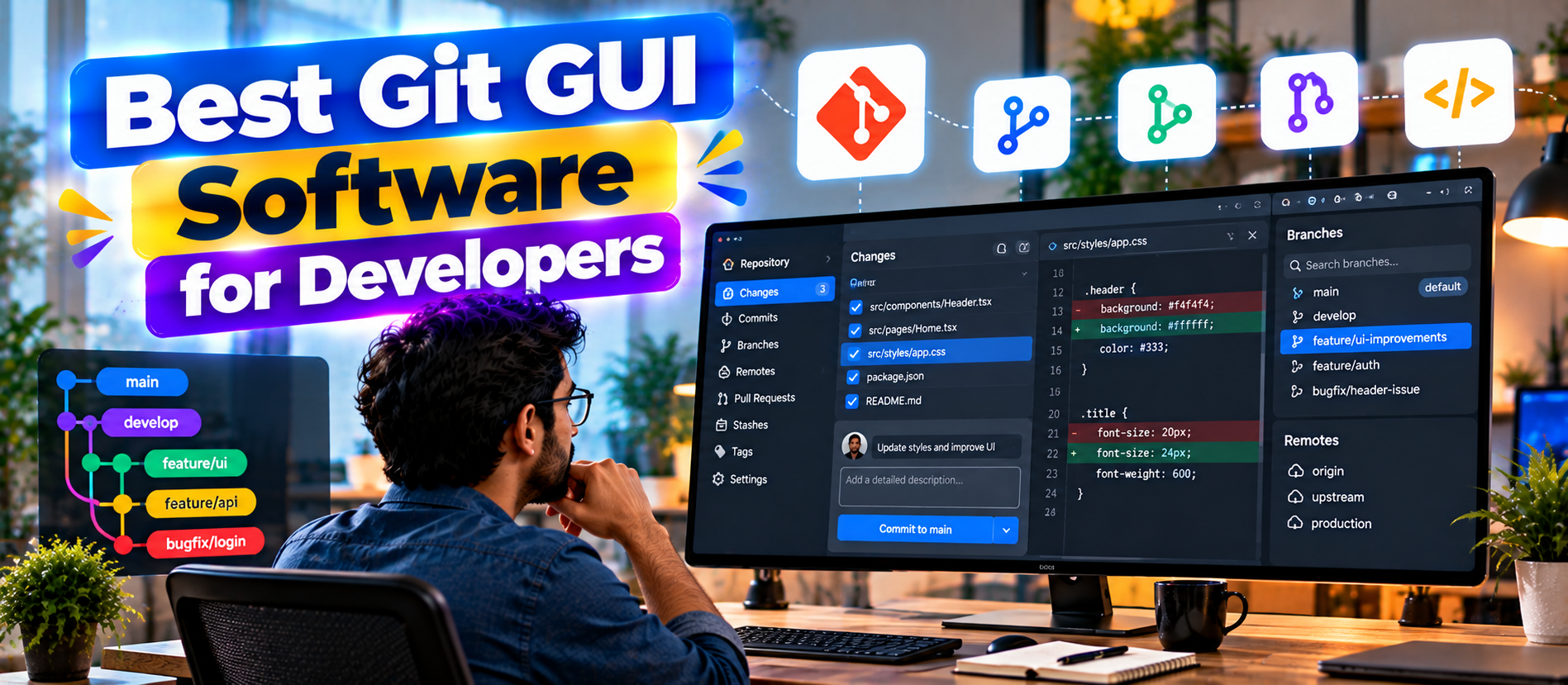 Best Git GUI Software for Developers