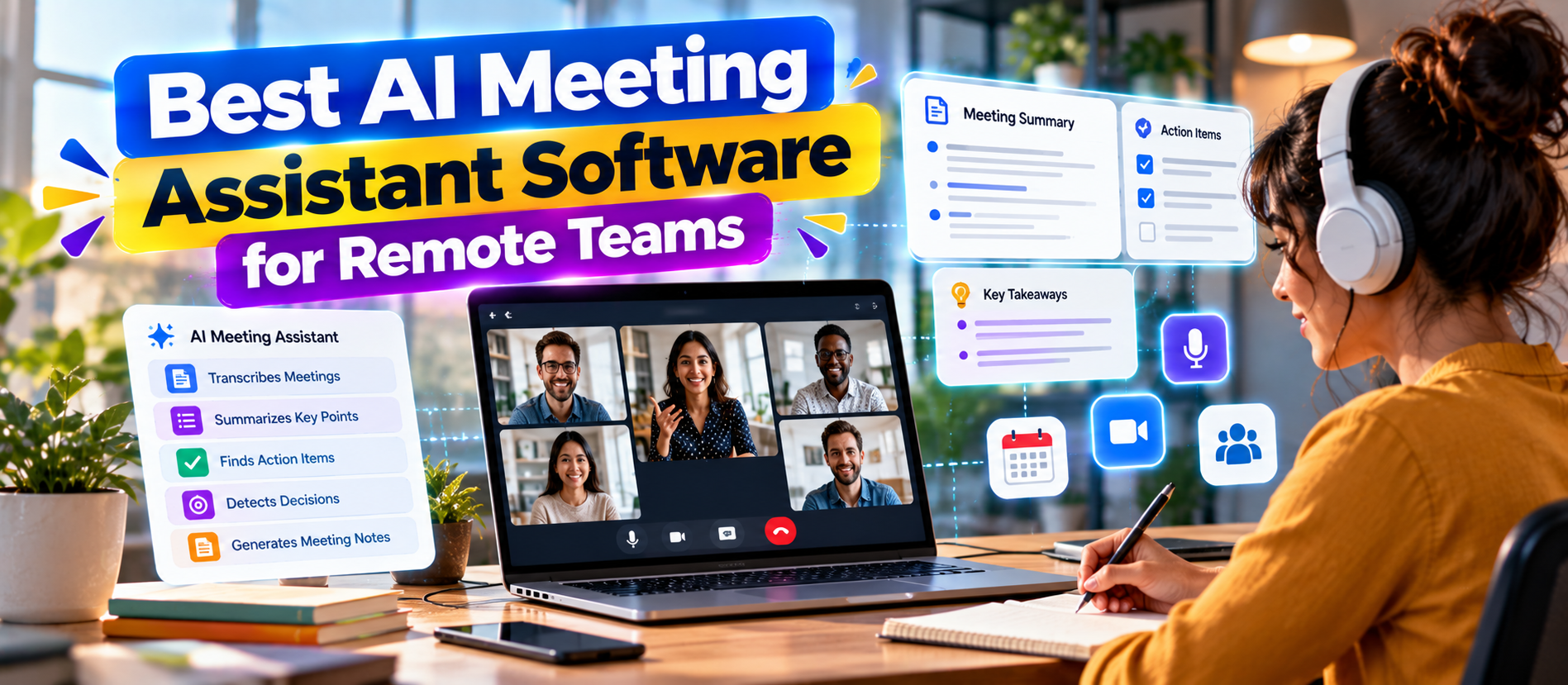 Best AI Meeting Assistant Software for Remote Teams