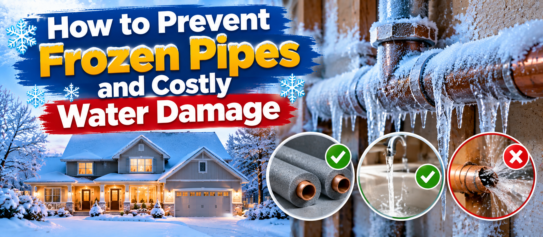 How to Prevent Frozen Pipes and Costly Water Damage