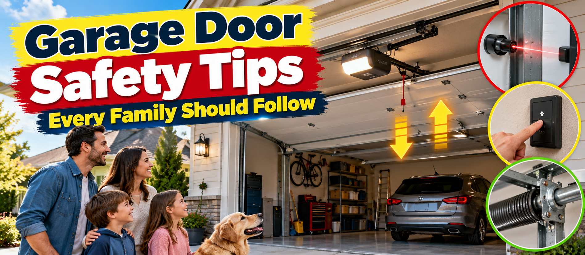 Garage Door Safety Tips Every Family Should Follow