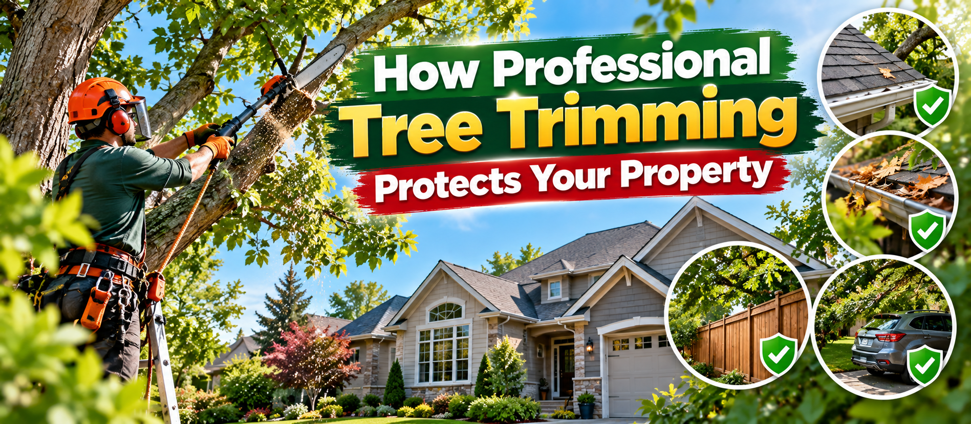 How Professional Tree Trimming Protects Your Property