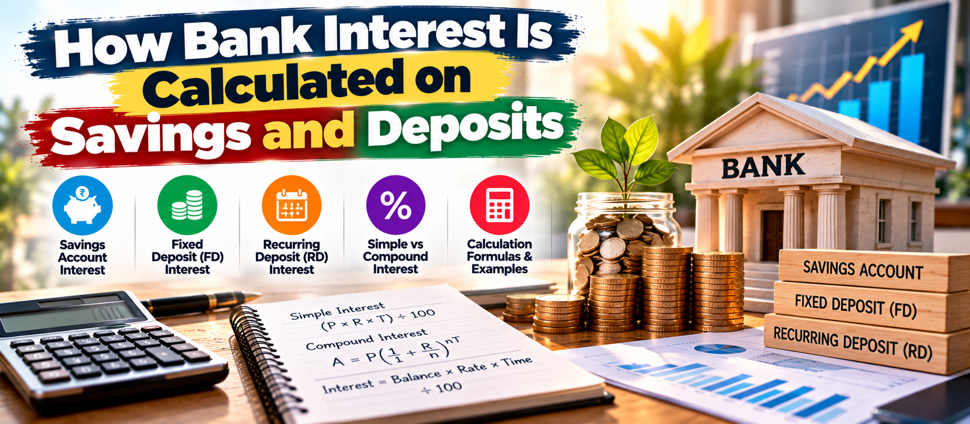 How Bank Interest Is Calculated on Savings and Deposits
