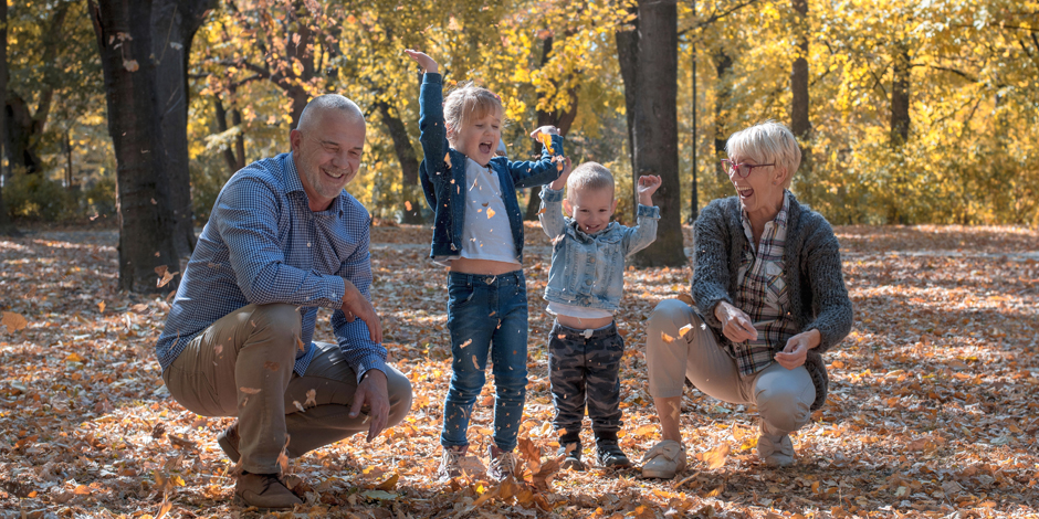 Active Adult Playing Gardens