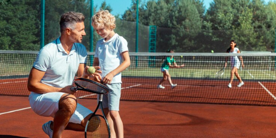 Tennis Playing Grand Parents